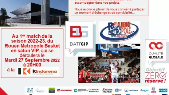 AfterWork BATI'GIP Normandie 2022 au KINDARENA